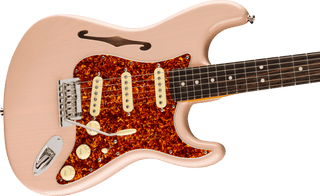 Fender American Professional II Stratocaster Thinline - Transparent Shell Pink