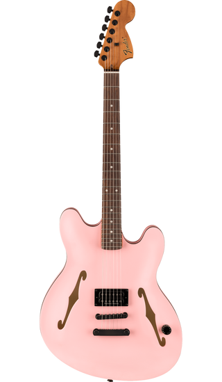 Fender Tom DeLonge Starcaster - Rosewood Fingerboard - Satin Shell Pink