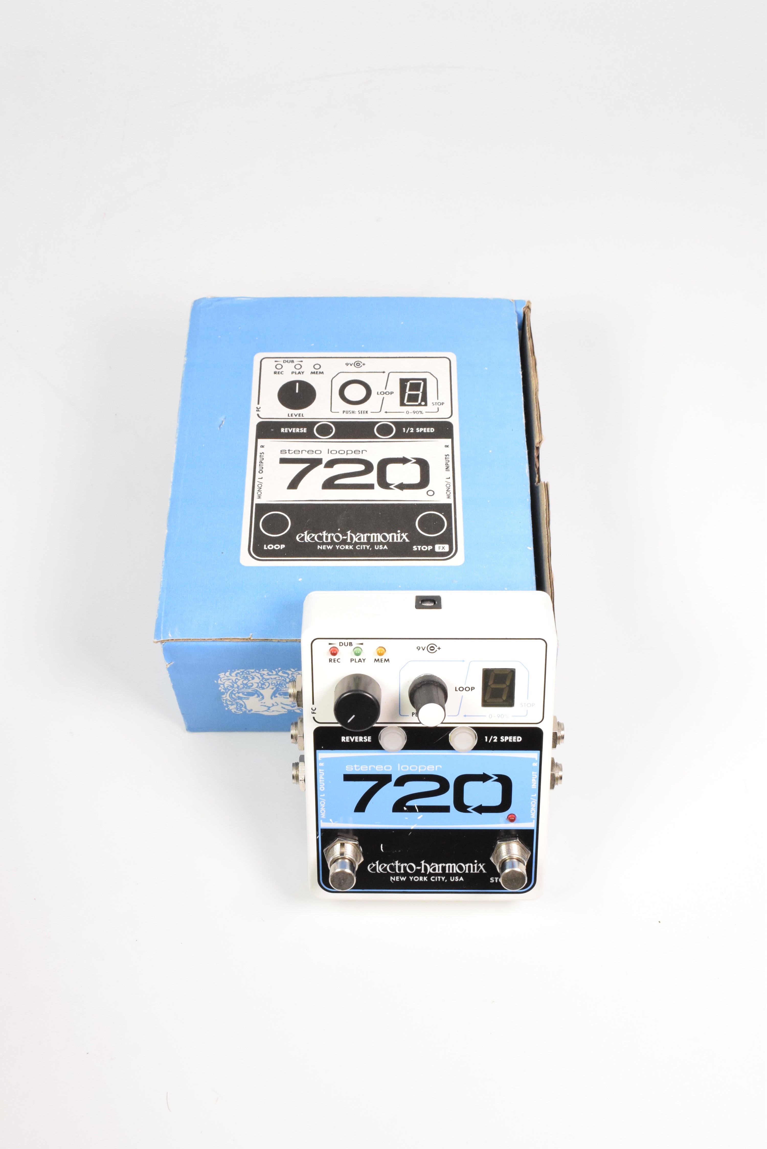 Used Electro-Harmonix 720 Stereo Looper – Safe Haven Music