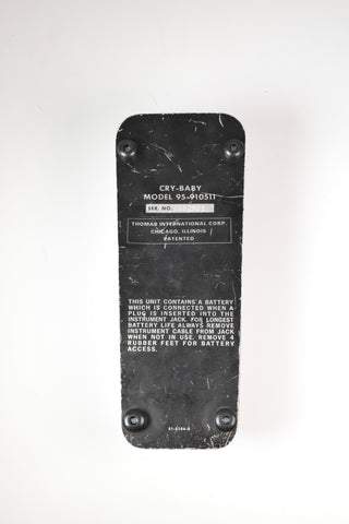 Used Thomas Organ Cry Baby Wah Model 95-910511 TDK Inductor