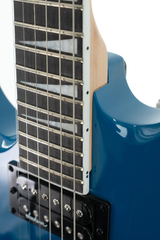 Used Jackson JS32L JS Series Dinky Arch Top Left Handed - Bright Blue