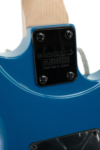 Used Jackson JS32L JS Series Dinky Arch Top Left Handed - Bright Blue