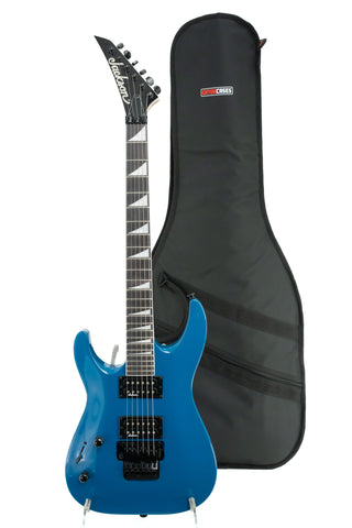 Used Jackson JS32L JS Series Dinky Arch Top Left Handed - Bright Blue