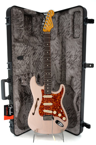 Fender American Professional II Stratocaster Thinline - Transparent Shell Pink - Ser. US240009720