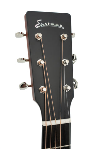 Eastman E1 OM Cutaway Deluxe Acoustic Electric Orchestra Model - Natural