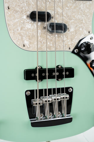 Fender American Performer Mustang Bass - Satin Surf Green - Ser. US23100936