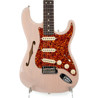 Used Fender American Professional II Stratocaster Thinline - Transparent Shell Pink
