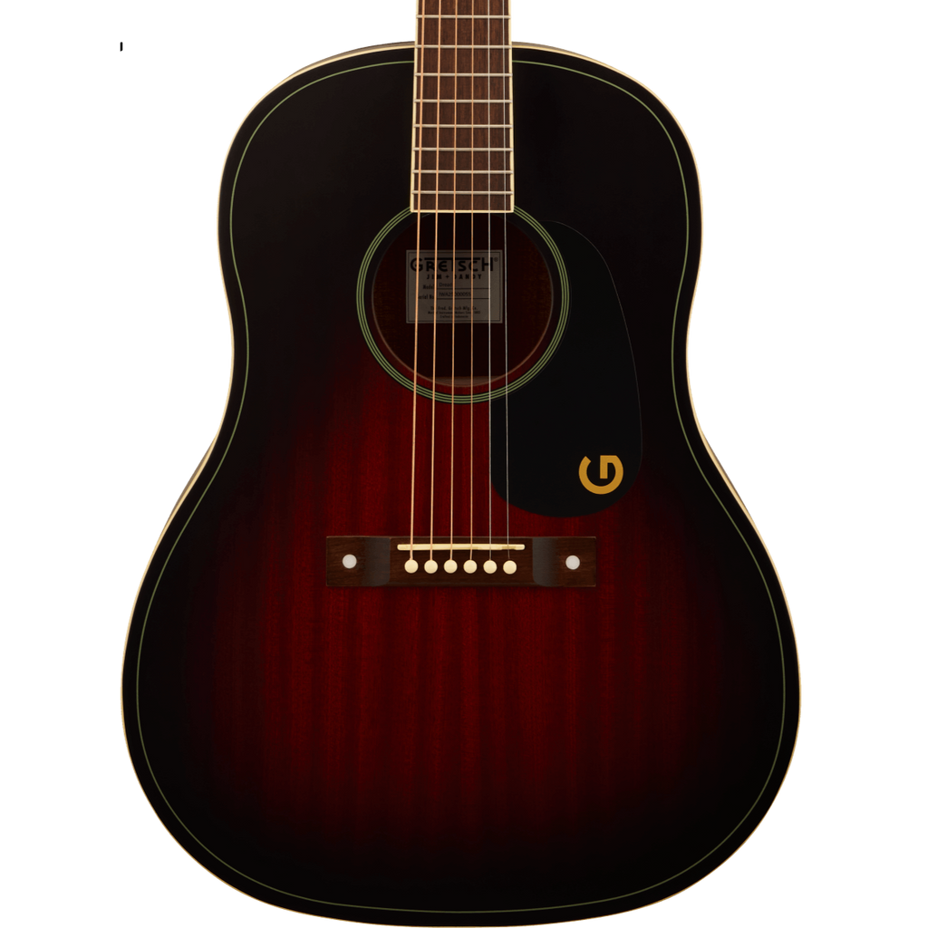 Gretsch Jim Dandy Dreadnought - Deep Cherry Burst – Safe Haven Music