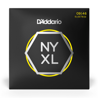 D'Addario NYXL Nickel Wound Electric Guitar Strings - Super Light Top / Regular Bottom 9-46