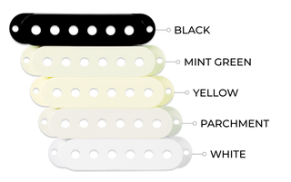 Lindy Fralin Vintage Hot Strat Pickup Set - Parchment Covers