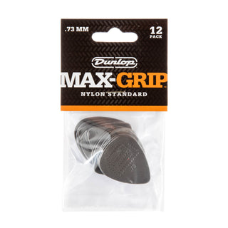 Dunlop 449P073 Max-Grip Nylon Standard Pick .73mm (12-Pack)