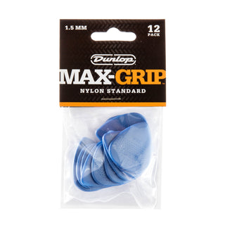 Dunlop 449P150 Max-Grip Nylon Standard Pick 1.5mm (12-Pack)