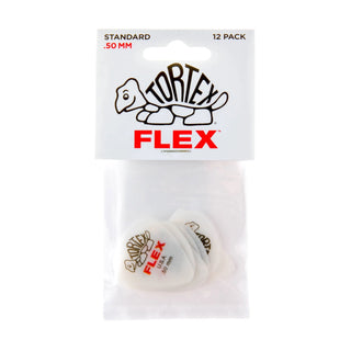 Dunlop 428P050 Tortex Flex Standard Pick .50mm (12-Pack)