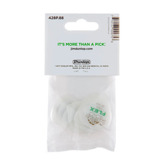 Dunlop 428P088 Tortex Flex Standard Pick .88mm (12-Pack)