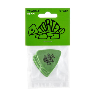Dunlop 431P088 Tortex Triangle Pick .88mm (6-Pack)
