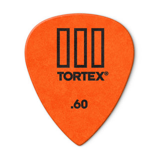 Dunlop 462P060 Tortex TIII Pick .60mm (12-Pack)