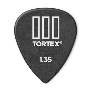 Dunlop 462P135 Tortex TIII Pick 1.35mm (12-Pack)