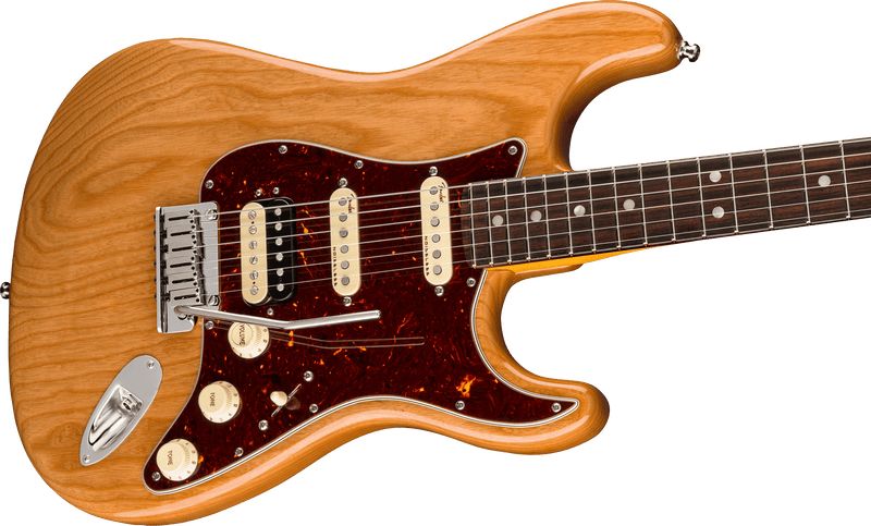 Fender American Ultra Stratocaster HSS - Rosewood Fingerboard - Aged Natural