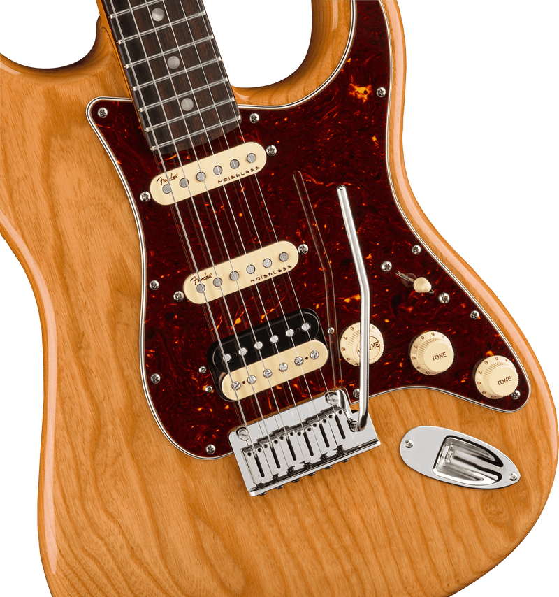 Fender American Ultra Stratocaster HSS - Rosewood Fingerboard - Aged Natural