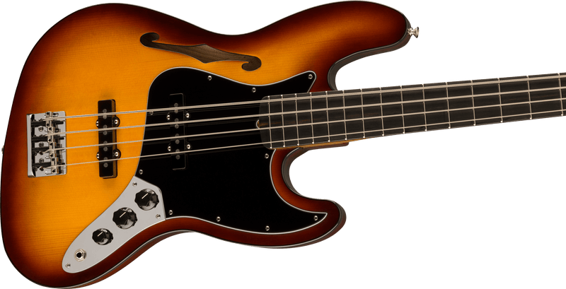Fender Limited Edition Suona Jazz Bass Thinline - Ebony Fingerboard - Violin Burst