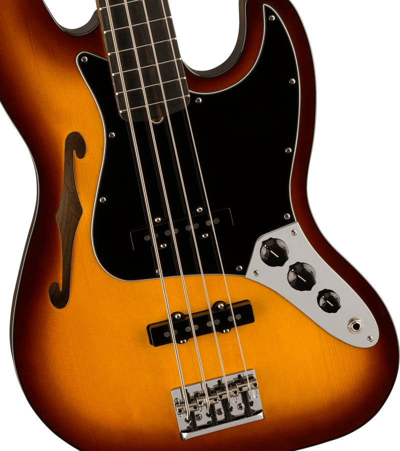 Fender Limited Edition Suona Jazz Bass Thinline - Ebony Fingerboard - Violin Burst