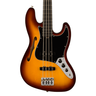 Fender Limited Edition Suona Jazz Bass Thinline - Ebony Fingerboard - Violin Burst