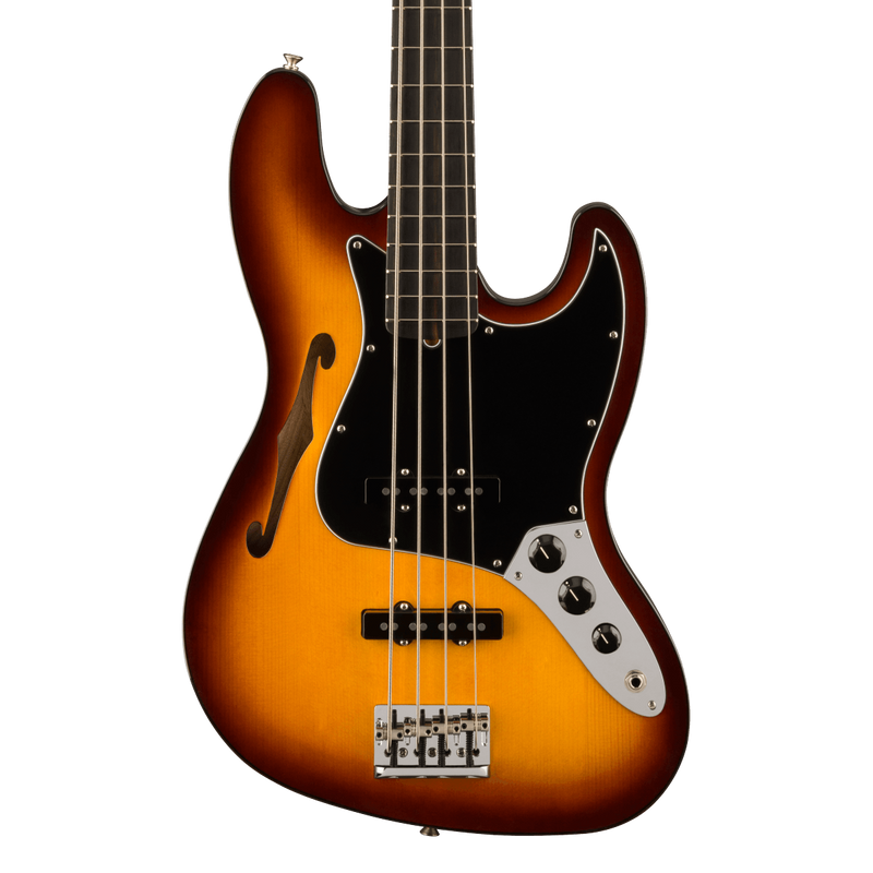 Fender Limited Edition Suona Jazz Bass Thinline - Ebony Fingerboard - Violin Burst