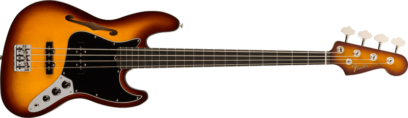 Fender Limited Edition Suona Jazz Bass Thinline - Ebony Fingerboard - Violin Burst