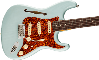 Fender American Professional II Stratocaster Thinline - Transparent Daphne Blue