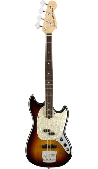 Fender American Performer Mustang Bass - Rosewood Fingerboard - 3-Color Sunburst