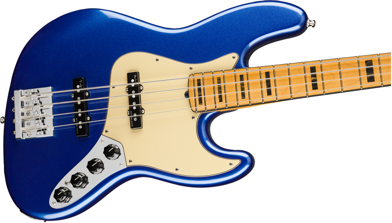 Fender American Ultra Jazz Bass - Maple Fingerboard - Cobra Blue
