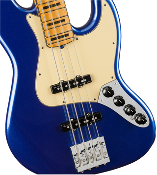 Fender American Ultra Jazz Bass - Maple Fingerboard - Cobra Blue