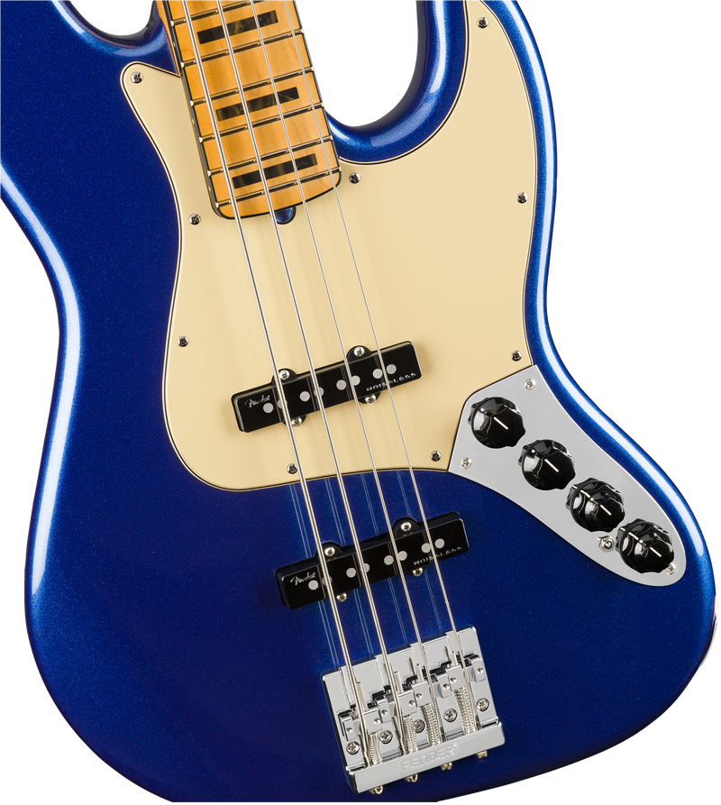 Fender American Ultra Jazz Bass - Maple Fingerboard - Cobra Blue