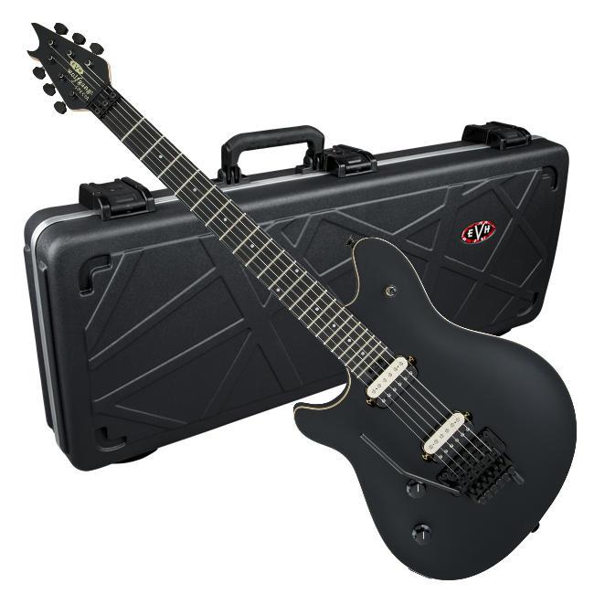 EVH Wolfgang Special Left Handed - Stealth Black with EVH Hardshell Case