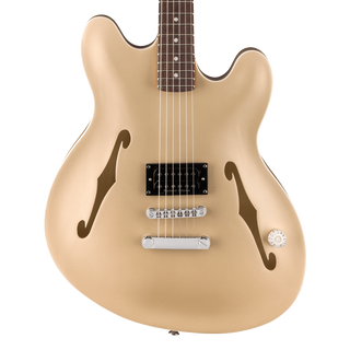 Fender Tom DeLonge Starcaster - Rosewood Fingerboard - Satin Shoreline Gold