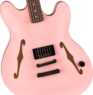 Fender Tom DeLonge Starcaster - Rosewood Fingerboard - Satin Shell Pink