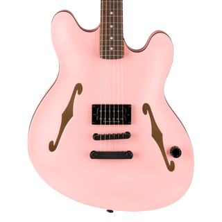 Fender Tom DeLonge Starcaster - Rosewood Fingerboard - Satin Shell Pink