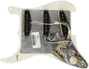 Fender Pre-Wired Strat Pickguard - Hot Noiseless SSS - Parchment 11 Hole PG