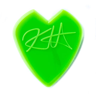 Dunlop 47PKH3N Kirk Hammett Jazz III Pick (Green, 6-Pack)