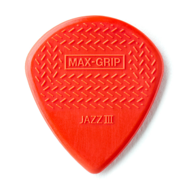 Dunlop 471P3N Max-Grip Jazz III Nylon Pick (6-Pack)