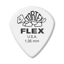 Dunlop 466P135 Tortex Flex Jazz III XL Pick 1.35mm (12-Pack)