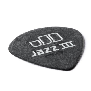 Dunlop 482P060 Tortex Pitch Black Jazz III Pick 0.60mm (12-Pack)