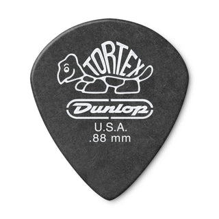 Dunlop 482P088 Tortex Pitch Black Jazz III Pick 0.88mm (12-Pack)