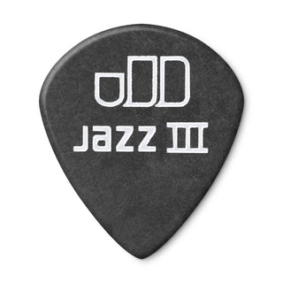 Dunlop 482P150 Tortex Pitch Black Jazz III Pick 1.50mm (12-Pack)