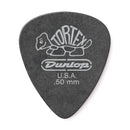 Dunlop 488P050 Tortex Pitch Black Standard Pick 0.50mm (12-Pack)