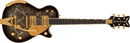Gretsch G6134TG Limited Edition Paisley Penguin with String-Thru Bigsby - Black Paisley