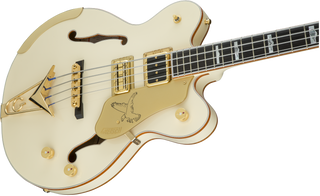 Gretsch G6136B-TP Tom Petersson Signature Falcon 4-String Bass - Aged White Lacquer