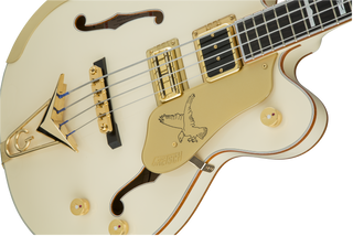 Gretsch G6136B-TP Tom Petersson Signature Falcon 4-String Bass - Aged White Lacquer