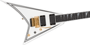 Jackson MJ Series Rhoads RR24MG - White with Black Pinstripes