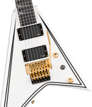 Jackson MJ Series Rhoads RR24MG - White with Black Pinstripes